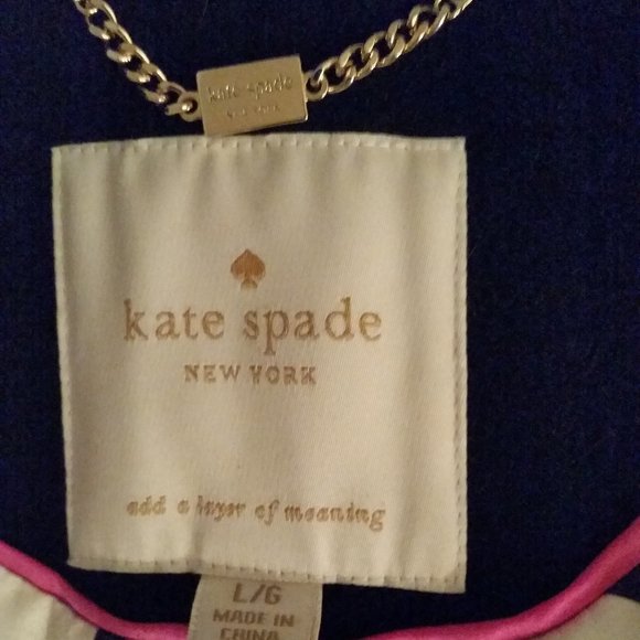 Kate Spade black cashmere wool blend coat EUC - Picture 2 of 10